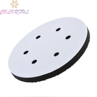 【COLORFUL】Interface Pad 6 Hole Disc Pad Power Sander Tools Power Tools Accessories