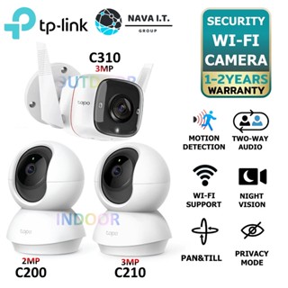 COINSคืน15%⚡FB9JMZV6⚡ TP-LINK TAPO C200 C210 C310 กล้องอัจฉริยะ WI-FI CAMERA ประกันศูนย์ 1-2ปี