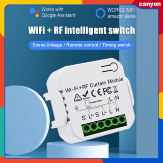 Tuya WiFi RF+IR Universal Remote Controller ฟังก์ชั่นการตั้งค่ากำหนดการ Tuya/Smart Life APP รีโมทควบคุมลำโพงอัจฉริยะ Voice Control canyon