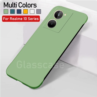 เคสโทรศัพท์มือถือ PC แข็ง บาง กันกระแทกสี่มุม สําหรับ Realme 10 Pro Plus 10Pro+ Realme10 Pro Realme10Pro 5G