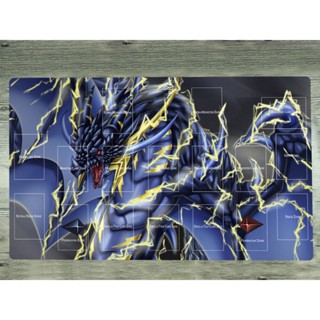 Yugioh Playmat Superbolt Thunder Dragon TCG CCG แผ่นรองเมาส์ สําหรับเล่นเกม