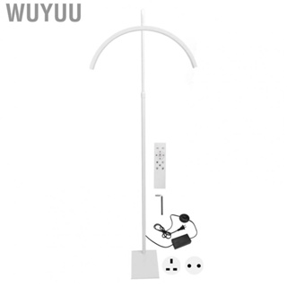 Wuyuu Half Moon Floor Lamp  Stable Stand Adjust Brightness 3300K‑6500K  Beauty Floor Lamp 200pcs Light Chips  for Tattoo Shop