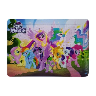 Jigsaw Puzzle 54 ชิ้น แผ่นขนาด L My Little Pony ตัวต่อจิ๊กซอว์มายลิตเติ้ลโพนี่พร้อมถาดรอง ของเล่นเสริมทักษะ Bongkoch ...
