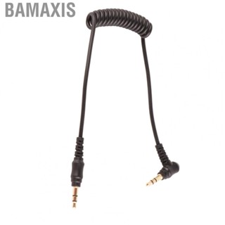 Bamaxis 3.5mm TRS‑TRS Audio Cable for Connecting Microphone &amp;  Spring Adapter Wire