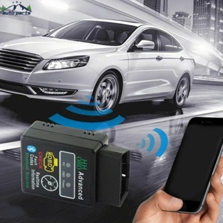 Hh OBD เครื่องสแกนเนอร์วินิจฉัยรถยนต์ แบบไร้สาย สําหรับ Android IOS Windows V1.5 บลูทูธ เครื่องตรวจจับความผิดพลาดยานยนต์ / อะแดปเตอร์ ELM327 ขั้นสูง ขนาดเล็ก / เครื่องทดสอบ สําหรับโมเดลรถยนต์หลากหลายรุ่น