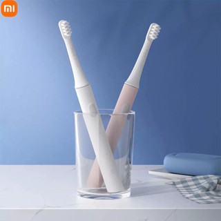 Xiaomi Mijia T100 Sonic แปรงสีฟันไฟฟ้า Mi Smart Tooth Brush ที่มีสีสัน USB ชาร์จ IPX7 กันน้ํา สําหรับหัวแปรงสีฟัน