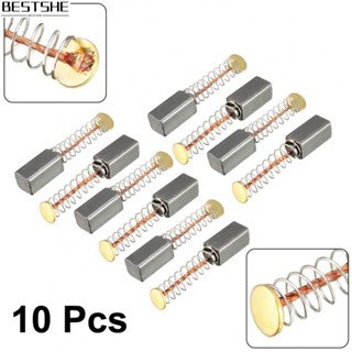 ชุดแปรงคาร์บอน แบบเปลี่ยน สําหรับมอเตอร์ไฟฟ้า ขนาด 10 มม. X 5 มม. X 5 มม. 10 ชิ้น