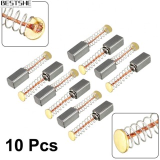 ชุดแปรงคาร์บอน แบบเปลี่ยน สําหรับมอเตอร์ไฟฟ้า ขนาด 10 มม. X 5 มม. X 5 มม. 10 ชิ้น