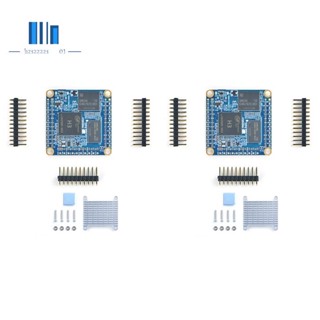 Nanopi NEO บอร์ดพัฒนา IoT และฮีทซิงค์ แรม DDR3 Allwinner H3 Quad-Core Cortex-A7 UbuntuCore