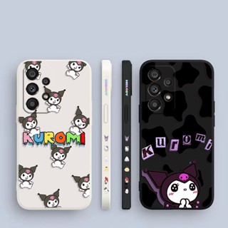 เคสโทรศัพท์มือถือ พิมพ์ลาย Cheeky Kuromi มีลายด้านข้าง สําหรับ Samsung Galaxy A90 A80 A73 A72 A71 A70 A60 A54 A53 A52 A51 A50 A30 S A42 A40 A34 A33 A32 A32 A31 A30 A24 A23 5G