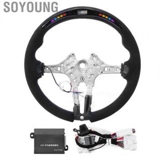 Soyoung For M Performance Suede Car  Race Digital Display Steering Wheel Fit for BMW M3 F80 M4 M2 F20 F22 F30 F32 Sport 2013-2020