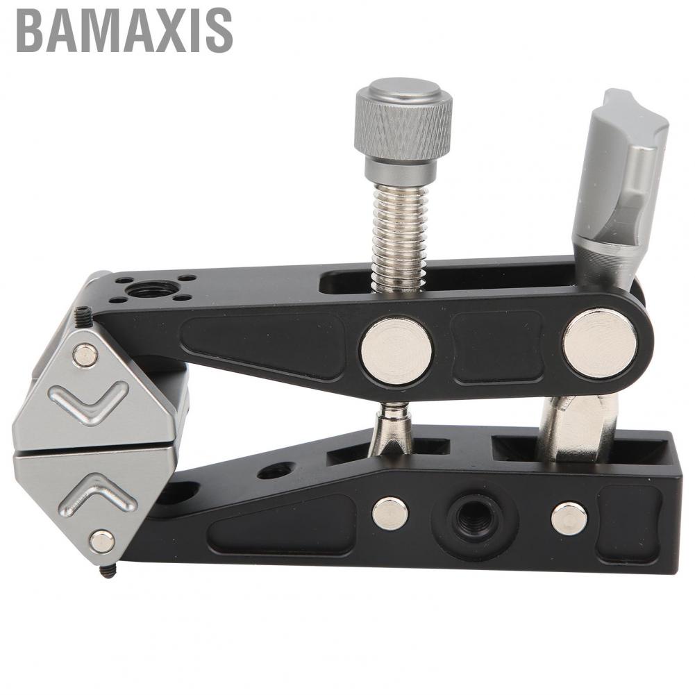 Bamaxis แคลมป์ปูคงที่มัลติฟังก์ชั่นกลางแจ้งสีดำทนทานสำหรับการถ่ายภาพ