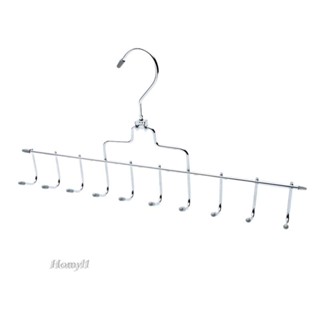 [Homyl1] ตะขอแขวนผ้าพันคอ เนคไท 10 ตะขอ อุปกรณ์เสริม สําหรับผ้าพันคอ
