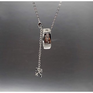 WHMT Off White Letter logo Silver Arrow Design Ring Pendant Necklace Jewelry OW