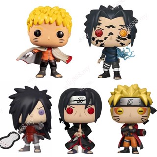 Funko POP โมเดลฟิกเกอร์ นารูโตะ Kakashi 548 Madara Itachi 578 Sasuke 185 186 สําหรับตกแต่งสํานักงาน