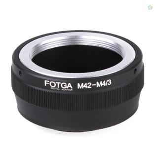 (adspth)Fotga แหวนอะแดปเตอร์ สําหรับเลนส์ M42 เป็นเมาท์ Micro 4/3 กล้อง Olympus Panasonic DSLR