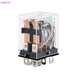 Nfph&gt; ใหม่ รีเลย์สวิตช์ไมโครไฟฟ้า พลังงานสูง 8Pin JQX-13F HH62P DPDT AC220V DC24V