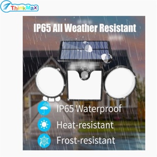 โคมไฟ Led 260 ดวง พลังงานแสงอาทิตย์ 3 หัว 90000lm Ip65 กันน้ํา ความสว่างสูง เซนเซอร์จับการเคลื่อนไหว ปรับได้