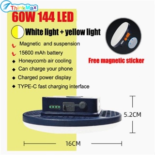 ไฟฉาย Led 15600mah Type-c พลังงานสูง แบบพกพา สําหรับตั้งแคมป์ ตกปลา