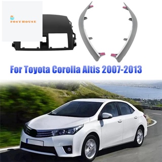 แผงแดชบอร์ดเครื่องปรับอากาศ 1 ชุด และแถบอะไหล่ สําหรับ Toyota Corolla 2007-2013