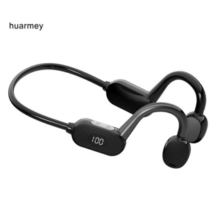 Huarmey VG07 ชุดหูฟังบลูทูธไร้สาย หน้าจอดิจิทัล แบบตะขอเกี่ยวหู สแตนด์บายนาน สําหรับวิ่ง เล่นกีฬา