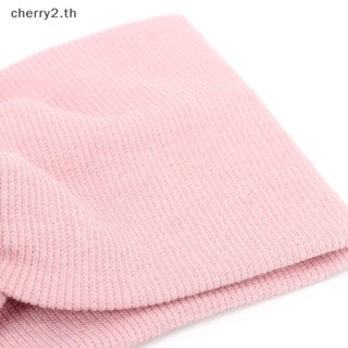 [cherry2] ที่คาดผม ผ้าฝ้าย แบบนิ่ม ยืดหยุ่น สีพื้น เหมาะกับฤดูใบไม้ผลิ และฤดูร้อน สําหรับเด็กผู้หญิง [TH]