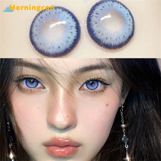 Morningcon คอนแทคเลนส์ สีฟ้า สําหรับดวงตา แต่งตา ดูเป็นธรรมชาติ