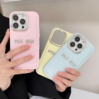 เคสโทรศัพท์มือถือ แบบนิ่ม ลาย Miu Miu สีแคนดี้ สําหรับ iPhone 14 Pro Max 1312 11 Pro Max