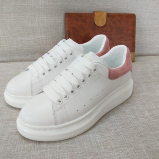 Alexander Mcqueen รองเท้าผ้าใบ สีขาว สีชมพู สําหรับผู้ชาย