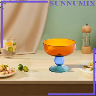 [Sunnimix] ชามแก้ว ทรงกลม สําหรับใส่ขนมหวาน ผลไม้