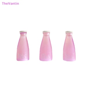 Thevantin จี้เรซิ่น รูปขวดเครื่องดื่ม เรืองแสง ขนาดเล็ก สําหรับตกแต่งโทรศัพท์มือถือ DIY 5 ชิ้น