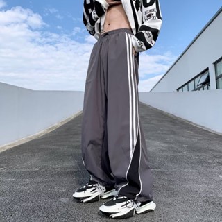 Massimo  กางเกงขายาว กางเกง Retro Hip Hop Pants 2023 NEW Style คุณภาพสูง Beautiful สวย ทันสมัย A23L0GR 36Z230909