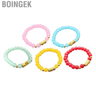 Boingek Beaded Bracelet  Easy Match Fashionable Fine Workmanship Jewelry for Meditation