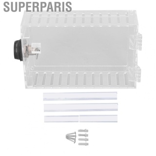 Superparis Thermostat Guard   Damage Clear Simple Installation Wall Cover Acrylic for School