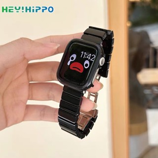 สายนาฬิกาข้อมือเลเซอร์ พร้อมเคสป้องกัน สําหรับ smartwatch series 8 7 6 SE 5 4 iwatch 45 44 42 41 40 38 มม.