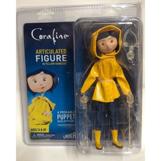 โมเดลฟิกเกอร์ Neca Movie Version Ghost Mother Caroline Raincoat Version ขนาด 23 ซม.