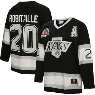 Yp2 NHL เสื้อยืดแขนยาว พิมพ์ลาย Los Angeles Kings Jersey Luc Robitaille พลัสไซซ์ PY2