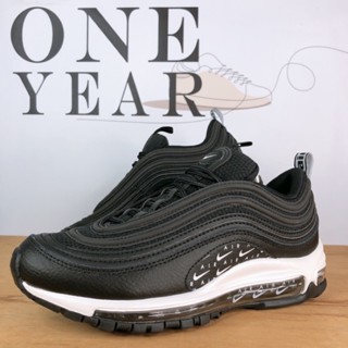 Nike Air Max 97 LX เบาะลมยืดหยุ่น ขนาดเล็ก สีดํา สีขาว AR7621-001