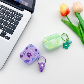 เคสซิลิโคน TPU แบบนิ่ม ลายดอกไม้ พร้อมจี้ สําหรับ Airpods 1 2 Pro2 2022 Gen3