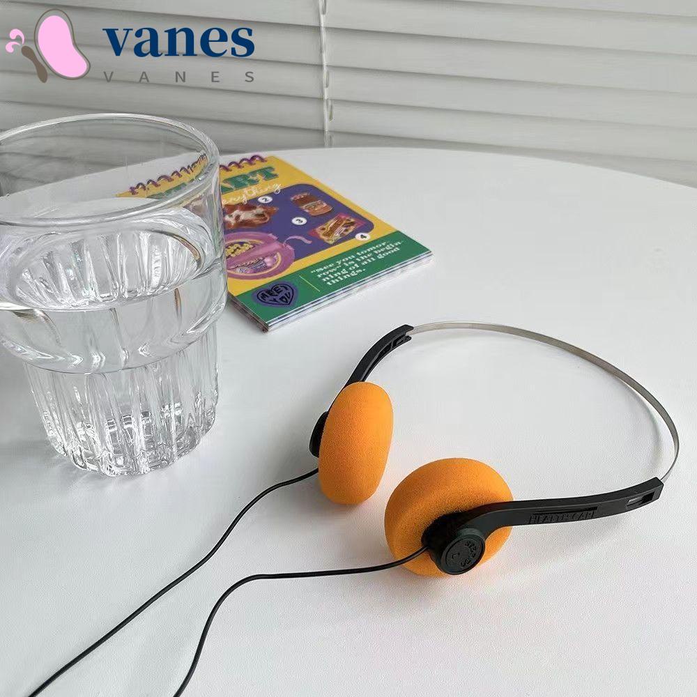 Vanes1 หูฟังแบบมีสาย 3.5 มม. 80s 90s สไตล์วินเทจ เรโทร สําหรับเล่นกีฬา