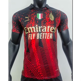 [Player Edition] #AC เสื้อกีฬาแขนสั้น ลายทีมชาติฟุตบอล Milan X KOCHÉ 22 23 Ultraweave Fourth ชุดเหย้า สําหรับผู้ชาย