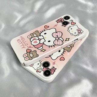 เคสโทรศัพท์มือถือ ลายหมีน้อยน่ารัก รวมทุกอย่าง สําหรับ Apple Iphone 8p 11max 14pro 7 13 4FTS