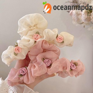 OCEANMAPDZ กิ๊บติดผมอะคริลิค รูปดอกไม้ ฉลาม สไตล์เกาหลีวินเทจ ขนาดใหญ่ สําหรับผู้หญิง