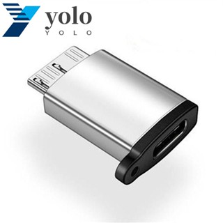 YOLO อะแดปเตอร์ USB3.0 USB Micro 3.0 Super Speed Type C Female Micro B Male ชาร์จเร็ว สําหรับแล็ปท็อป HDD Typpe-C Converter