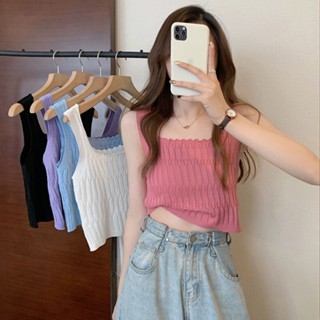 เสื้อคอสี่เหลี่ยม ผ้าเรยอน สีพื้น สําหรับผู้หญิง L15P