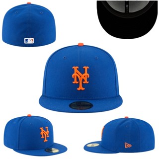 หมวกกีฬา ปักลายโลโก้ The New York Mets สําหรับผู้ชาย และผู้หญิง