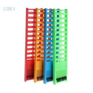 Lidu1 บอร์ดตะขอพลาสติก แบบสองด้าน สําหรับตกปลา สุ่มสี