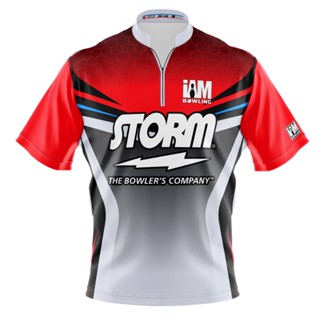 Storm DS เสื้อโปโล แขนสั้น พิมพ์ลายโบว์ลิ่ง 2067-ST 3D