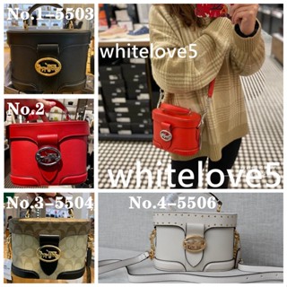 Georgie Gem Crossbody 5503 5504 5506 กระเป๋าแต่งหน้า กระเป๋าสะพายข้าง COAC H กระเป๋าถือ