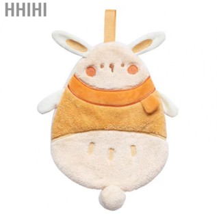 Hhihi Bathroom Hand Towels  Rabbit Pattern Towel Coral Fleece Comfortable Multifunctional for Kitchen